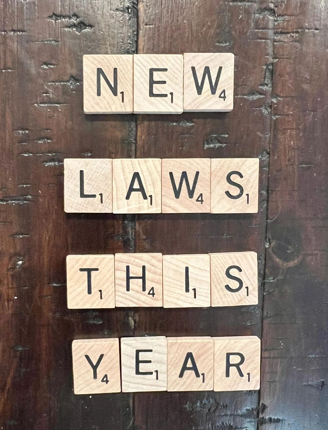 New Laws This Year 